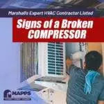 signs of a broken compressor